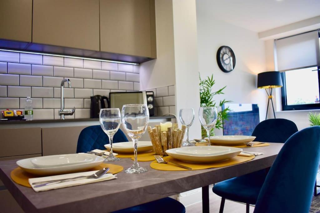 Stylish Modern 1Bed Apartment In Bedford Ngoại thất bức ảnh
